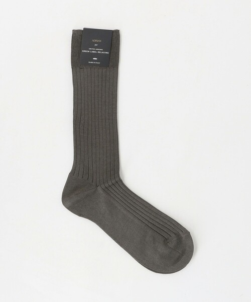別注】＜ADRIAN＞GLR リブ ソックス（ソックス/靴下）｜green label
