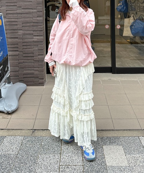 レースティアードボリュームスカート(スカート)|PILIT(ピリット)