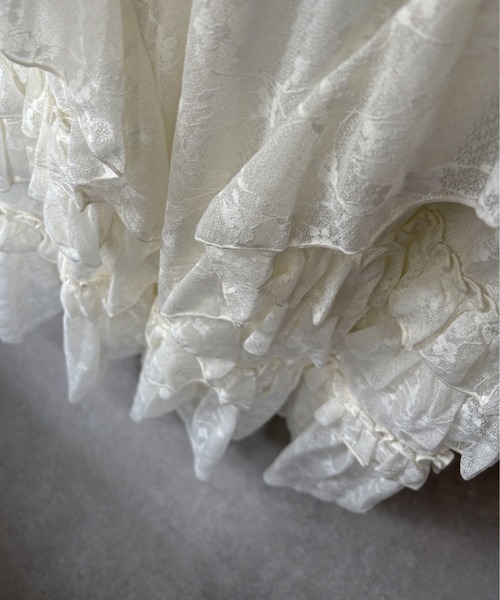 レースティアードボリュームスカート(スカート)|PILIT(ピリット)