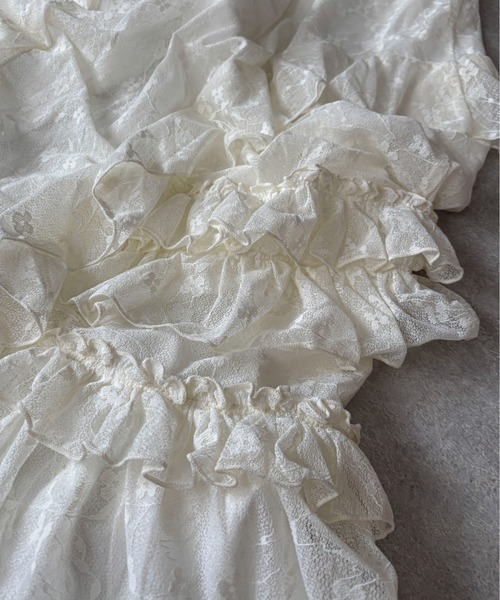 レースティアードボリュームスカート(スカート)|PILIT(ピリット)