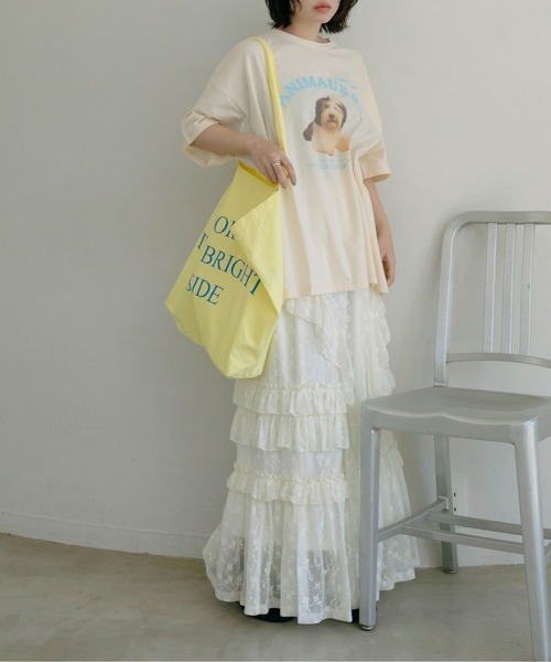 レースティアードボリュームスカート(スカート)|PILIT(ピリット)