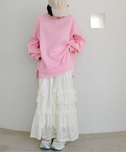 レースティアードボリュームスカート(スカート)|PILIT(ピリット)