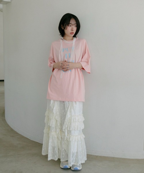 レースティアードボリュームスカート(スカート)|PILIT(ピリット)