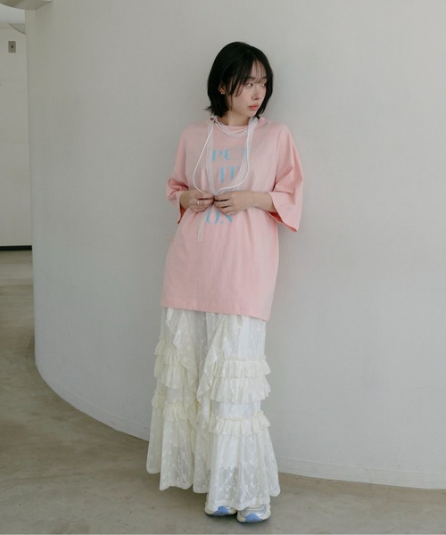 レースティアードボリュームスカート(スカート)|PILIT(ピリット)