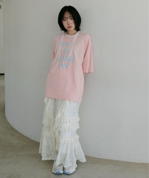 レースティアードボリュームスカート(スカート)|PILIT(ピリット)