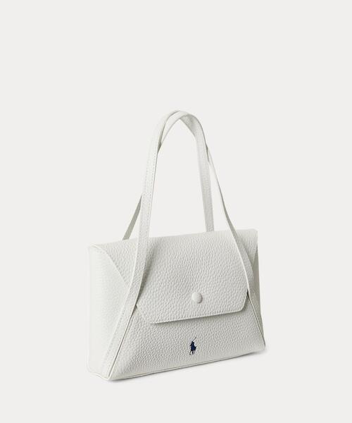 POLO RALPH LAUREN(ポロ ラルフ ローレン)の「Polo Play レザー ミニ エンベロープ バッグ(ハンドバッグ・レディース・ホワイト・ONE)」の7枚目の写真