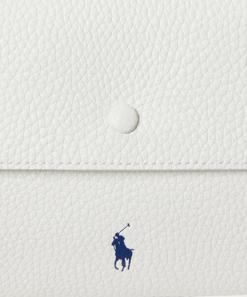 POLO RALPH LAUREN(ポロ ラルフ ローレン)の「Polo Play レザー ミニ エンベロープ バッグ(ハンドバッグ・レディース・ホワイト・ONE)」の10枚目の写真