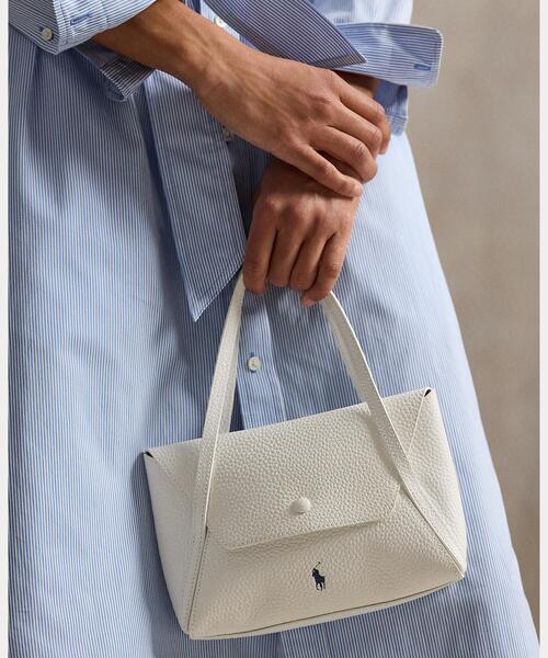 POLO RALPH LAUREN(ポロ ラルフ ローレン)の「Polo Play レザー ミニ エンベロープ バッグ(ハンドバッグ・レディース・ホワイト・ONE)」の11枚目の写真
