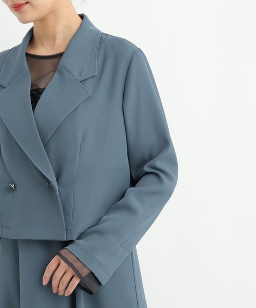 Andemiu（アンデミュウ）の「【3item set】ジャケットセットドレス644002（ドレス・レディース・ライトグレー/ブラック/グリーン系その他6・FREE）」の21枚目の写真