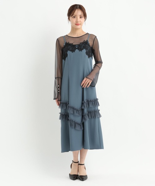 Andemiu（アンデミュウ）の「【3item set】ジャケットセットドレス644002（ドレス・レディース・ライトグレー/ブラック/グリーン系その他6・FREE）」の18枚目の写真