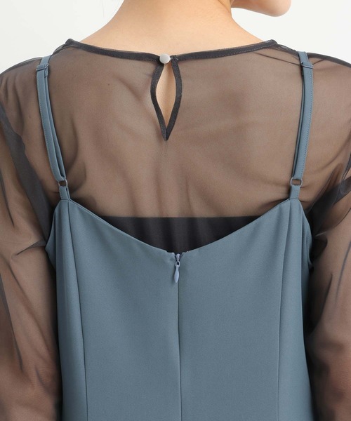 Andemiu（アンデミュウ）の「【3item set】ジャケットセットドレス644002（ドレス・レディース・ライトグレー/ブラック/グリーン系その他6・FREE）」の15枚目の写真