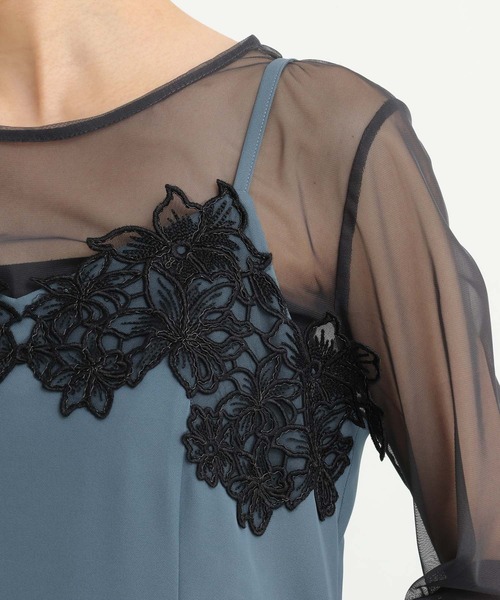 Andemiu（アンデミュウ）の「【3item set】ジャケットセットドレス644002（ドレス・レディース・ライトグレー/ブラック/グリーン系その他6・FREE）」の12枚目の写真