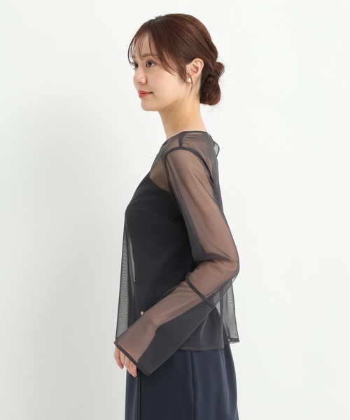 Andemiu（アンデミュウ）の「【3item set】ジャケットセットドレス644002（ドレス・レディース・ライトグレー/ブラック/グリーン系その他6・FREE）」の4枚目の写真