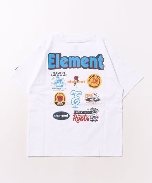 ELEMENT（エレメント）の「ELEMENT/エレメント ACOMPANY SS Y キッズ Tシャツ BG025254（Tシャツ/カットソー・キッズ・ホワイト/ブラック/ブルー・130cm/140cm/150cm/160cm）」の4枚目の写真