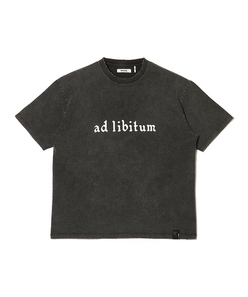 MSML(エムエスエムエル)の「ad libitum T SHIRT(Tシャツ/カットソー・メンズ・ブラック・XL/L/M)」の1枚目の写真