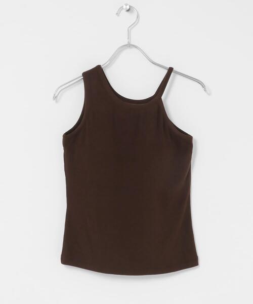 SENSE OF PLACE by URBAN RESEARCH（センスオブプレイスバイアーバンリサーチ）の「アシメネックカップツキキャミソール（キャミソール・レディース・ブラウン/ライトブルー/ブラック・ONE）」の8枚目の写真