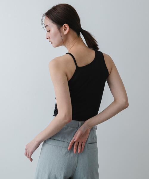 SENSE OF PLACE by URBAN RESEARCH（センスオブプレイスバイアーバンリサーチ）の「アシメネックカップツキキャミソール（キャミソール・レディース・ブラウン/ライトブルー/ブラック・ONE）」の11枚目の写真