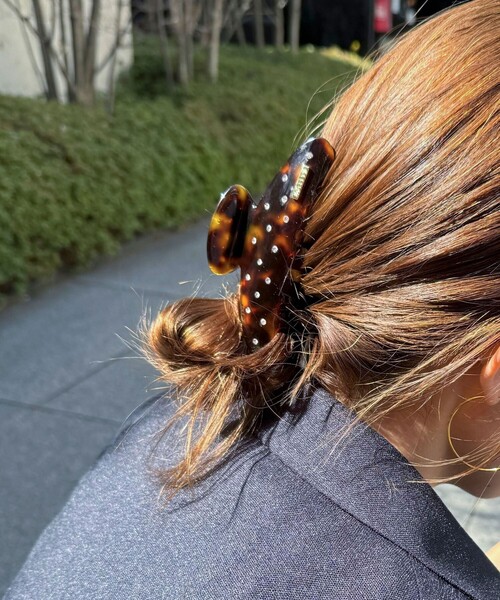 NOLLEY’S（ノーリーズ）の「NOLLEYS キラドットクリップ（ヘアゴム・レディース・ブラウン系その他/ベージュ・FREE）」の10枚目の写真