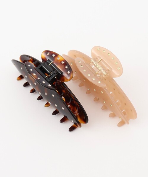 NOLLEY’S（ノーリーズ）の「NOLLEYS キラドットクリップ（ヘアゴム・レディース・ブラウン系その他/ベージュ・FREE）」の7枚目の写真