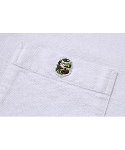 A BATHING APE（アベイシングエイプ）の「ONE POINT RELAXED FIT SS SHIRTS（シャツ/ブラウス・メンズ・サックスブルー/ホワイト/ピンク・XX-LARGE/SMALL/MEDIUM/LARGE/X-LARGE）」の7枚目の写真