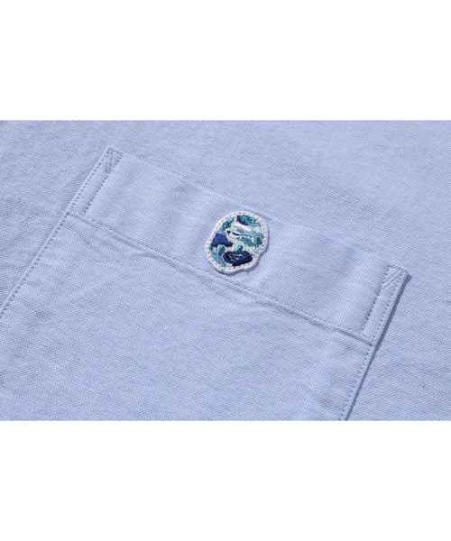 A BATHING APE（アベイシングエイプ）の「ONE POINT RELAXED FIT SS SHIRTS（シャツ/ブラウス・メンズ・サックスブルー/ホワイト/ピンク・XX-LARGE/SMALL/MEDIUM/LARGE/X-LARGE）」の8枚目の写真