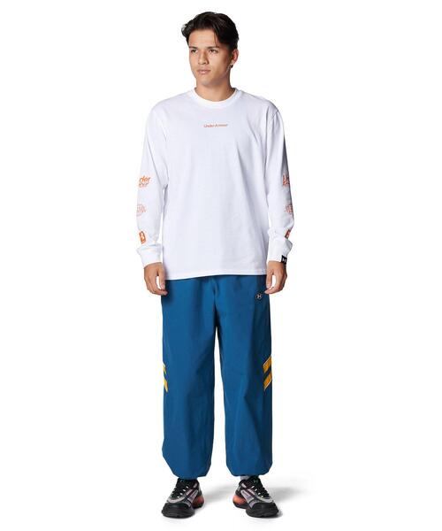UNDER ARMOUR(アンダーアーマー)の「UAヘビーウエイト グラフィック ロングスリーブ Tシャツ(ライフスタイル/メンズ)(Tシャツ/カットソー・メンズ・ホワイト・M/XL/2XL/3XL/L/S)」の3枚目の写真