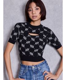 GYDA | GG quiltingニットトップス(ニット/セーター)