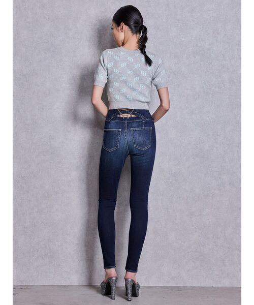 GYDA（ジェイダ）の「GG quiltingニットトップス（ニット/セーター・レディース・ブラック/グレー・FREE）」の10枚目の写真