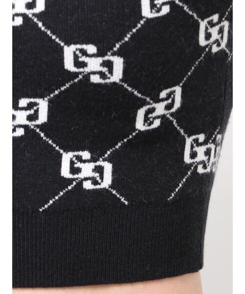 GYDA（ジェイダ）の「GG quiltingニットトップス（ニット/セーター・レディース・ブラック/グレー・FREE）」の16枚目の写真