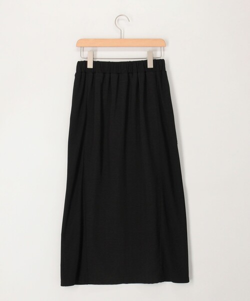 MICO COULIER（ミコクリエ）の「麻調×リブ切替スカート（スカート・レディース・ブラック/オリーブ/グレー・38/36）」の10枚目の写真