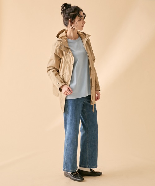 AIGLE(エーグル)の「オーガニックコットン ストレート ストレッチデニム ジーンズ(デニムパンツ・レディース・ブルー/ライトブルー・40/38/34/36)」の18枚目の写真