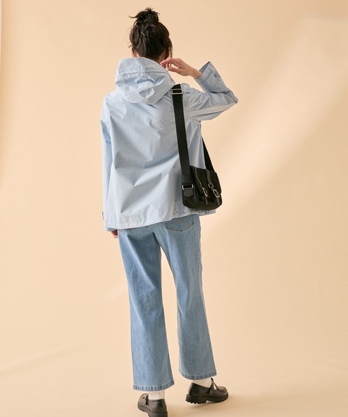 AIGLE(エーグル)の「オーガニックコットン ストレート ストレッチデニム ジーンズ(デニムパンツ・レディース・ブルー/ライトブルー・40/38/34/36)」の7枚目の写真