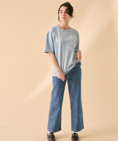 AIGLE(エーグル)の「オーガニックコットン ストレート ストレッチデニム ジーンズ(デニムパンツ・レディース・ブルー/ライトブルー・40/38/34/36)」の20枚目の写真