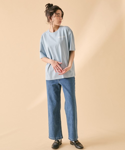 AIGLE(エーグル)の「オーガニックコットン ストレート ストレッチデニム ジーンズ(デニムパンツ・レディース・ブルー/ライトブルー・40/38/34/36)」の19枚目の写真
