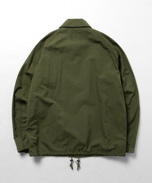 BEAMS（ビームス）の「＜WEB限定＞BEAMS / NEW STANDARD リップストップコーチジャケット（ブルゾン・メンズ・オリーブ/ブラック・LARGE/X-LARGE/MEDIUM/SMALL）」の16枚目の写真