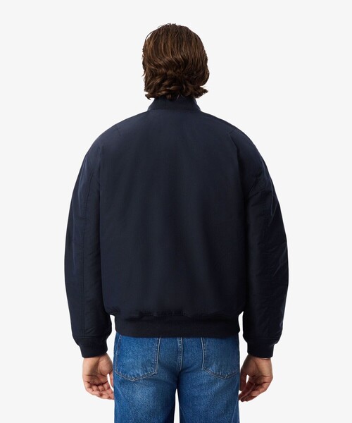 LACOSTE(ラコステ)の「撥水防風 タフタボンバージャケット / 中綿入り(ブルゾン・メンズ・ダークネイビー・46/50/48/52)」の3枚目の写真