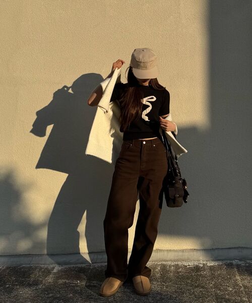 SQUARE LINE(スクエアライン)の「モラ モラ_ チョコ(ショルダーバッグ・レディース・チョコ・FREE)」の8枚目の写真