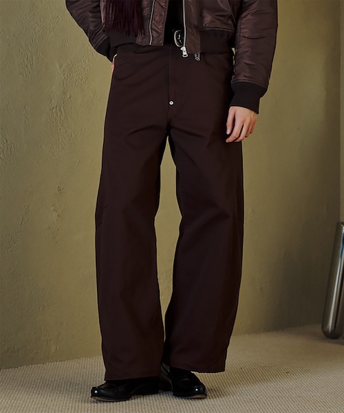 JIEDA（ジエダ）の「DRAPING CHINO PANTS（チノパンツ・メンズ・ベージュ/ブラウン/ブラック・2/1）」の3枚目の写真