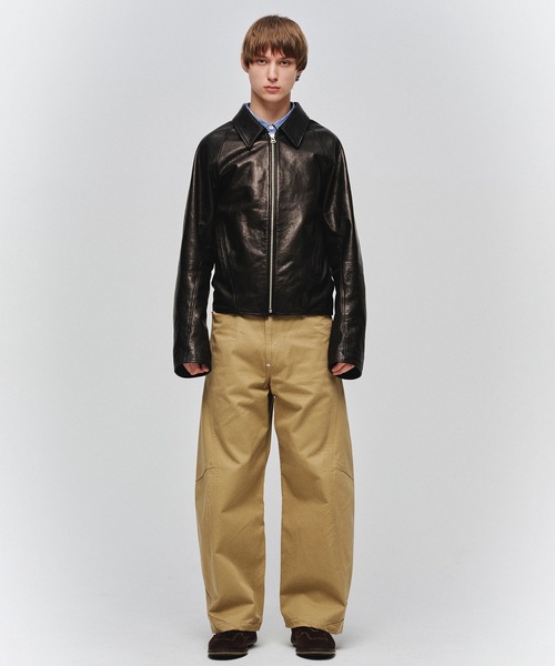 JIEDA（ジエダ）の「DRAPING CHINO PANTS（チノパンツ・メンズ・ベージュ/ブラウン/ブラック・2/1）」の8枚目の写真