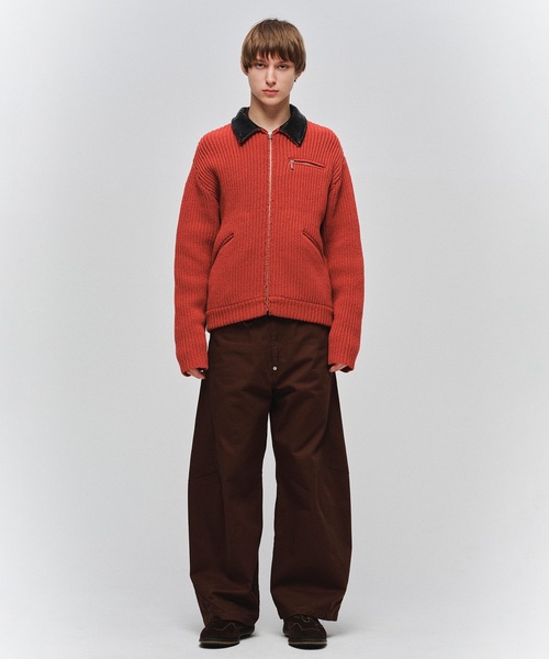 JIEDA（ジエダ）の「DRAPING CHINO PANTS（チノパンツ・メンズ・ベージュ/ブラウン/ブラック・2/1）」の9枚目の写真