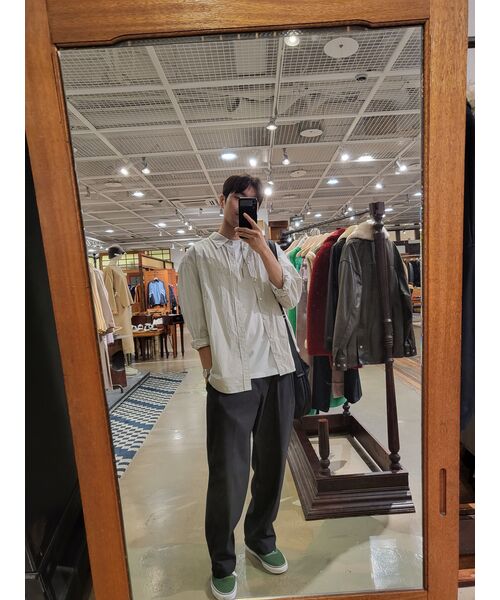 UNION BLUE(ユニオンブルー)の「LAUNDRY SHIRT (GRAY)(シャツ/ブラウス・メンズ・その他・LARGE/MEDIUM/SMALL/X-LARGE/XX-LARGE)」の18枚目の写真