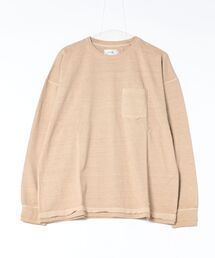 ATELANE（アテレーン）の「★ATELANE★ポケット付きカットオフピグメントロンT（Tシャツ/カットソー）」