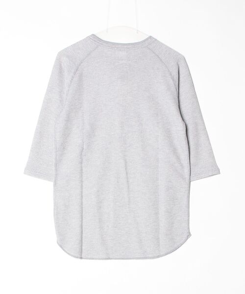 ALWAYS GOOD TIME(オルウェイズグッドタイム)の「【JEMORGAN / ジェーイーモーガン】ワッフルヘンリーネック7分袖Tシャツ(Tシャツ/カットソー・メンズ・ホワイト/カーキ/ナチュラル/杢グレー/ネイビー/ブラック・S/XL/L/M)」の7枚目の写真