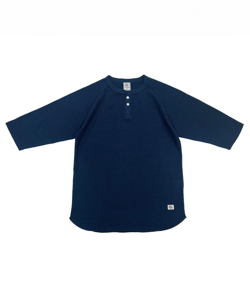ALWAYS GOOD TIME(オルウェイズグッドタイム)の「【JEMORGAN / ジェーイーモーガン】ワッフルヘンリーネック7分袖Tシャツ(Tシャツ/カットソー・メンズ・ホワイト/カーキ/ナチュラル/杢グレー/ネイビー/ブラック・S/XL/L/M)」の20枚目の写真