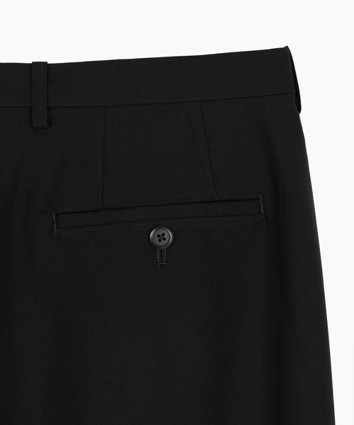 LAD MUSICIAN（ラッドミュージシャン）の「WOOL GABARDINE FRONT VENTS CROPPED PANTS（その他パンツ・メンズ・ブラック・42）」の7枚目の写真