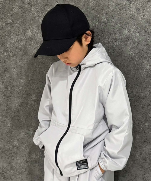 SHISKY(シスキー)の「【裏地メッシュ】マウンテンパーカー (916-00)(マウンテンパーカー・キッズ・ブラック/ネイビー/グレー/チャコール・120/110/140/130/160/150)」の3枚目の写真