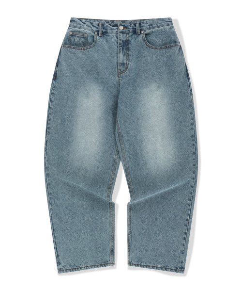 WKNDRS(ウィーキャンドース)の「GRAFFITI BAGGY DENIM PANTS (L.DENIM)(デニムパンツ・レディース・その他・SMALL/MEDIUM/LARGE/X-LARGE)」の2枚目の写真
