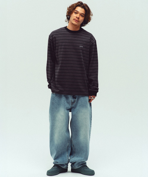 WKNDRS(ウィーキャンドース)の「GRAFFITI BAGGY DENIM PANTS (L.DENIM)(デニムパンツ・レディース・その他・SMALL/MEDIUM/LARGE/X-LARGE)」の6枚目の写真