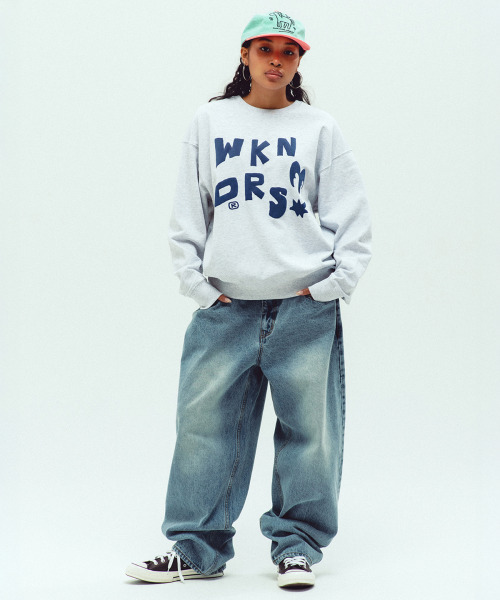 WKNDRS(ウィーキャンドース)の「GRAFFITI BAGGY DENIM PANTS (L.DENIM)(デニムパンツ・レディース・その他・SMALL/MEDIUM/LARGE/X-LARGE)」の7枚目の写真