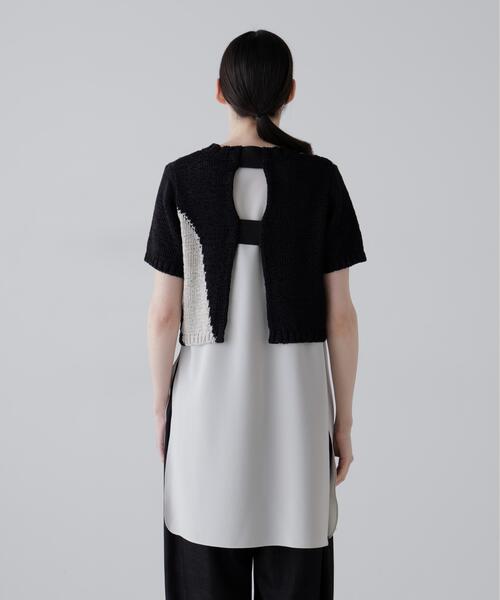 ADORE(アドーア)の「◆テープインターシャニット(Tシャツ/カットソー・レディース・ブラック/ホワイト系その他・38)」の11枚目の写真